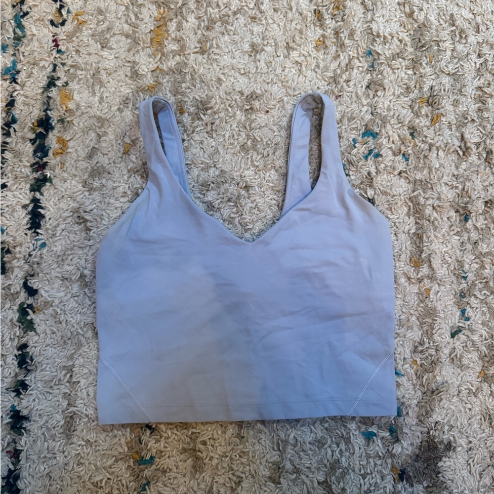 lululemon athletica Light Blue Tank Top